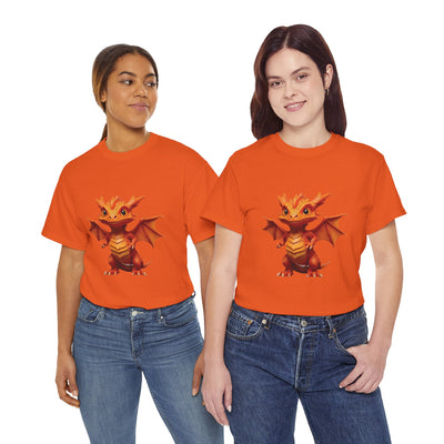 Cute Dragon Graphic T-Shirt for Fantasy Lovers