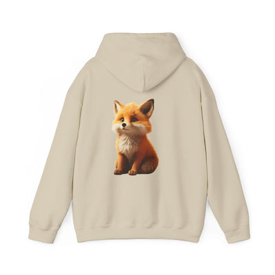 Adorable Fox Design Unisex Hoodie – Cozy Animal Lover Sweatshirt