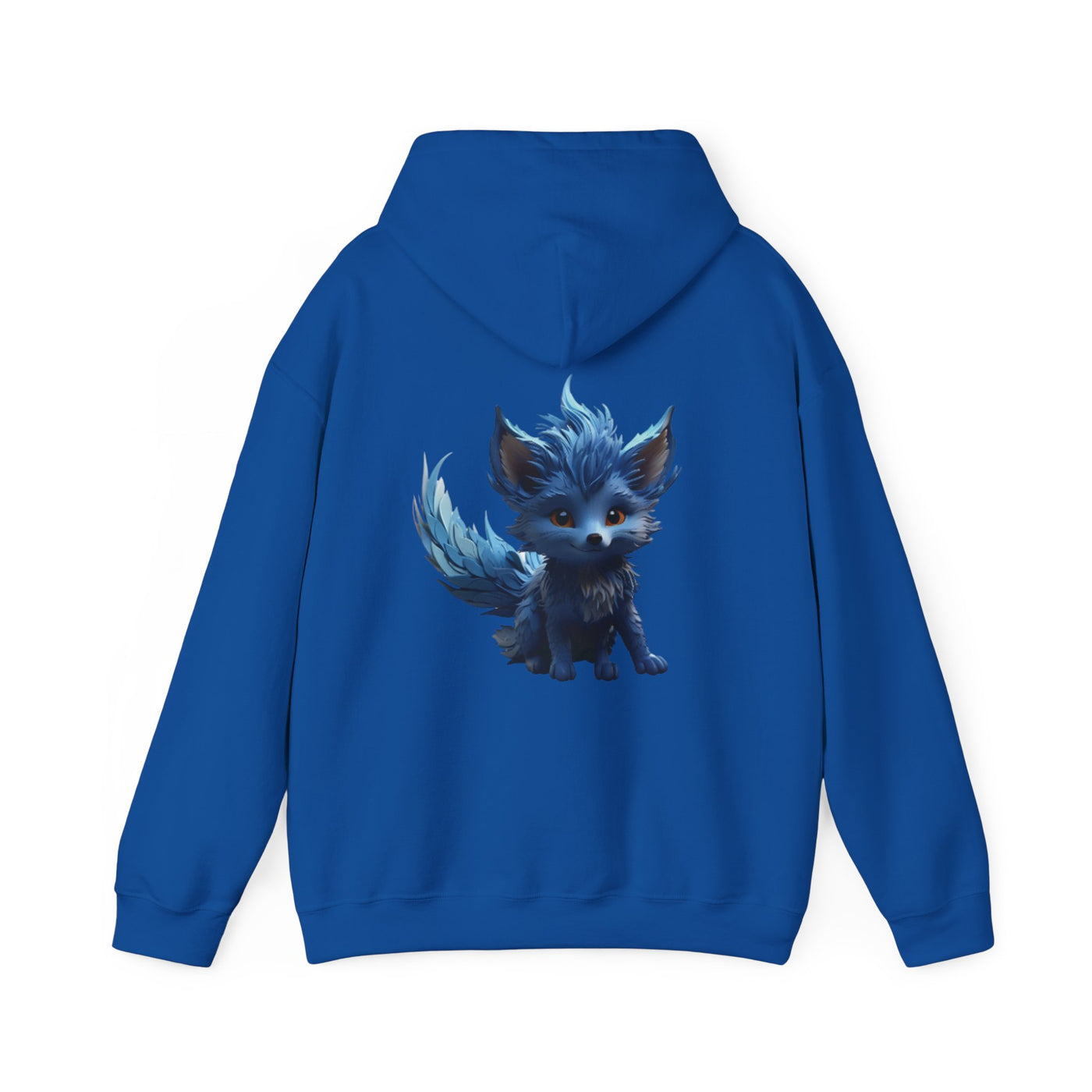 Cute Blue Fox Hoodie for Animal Lovers