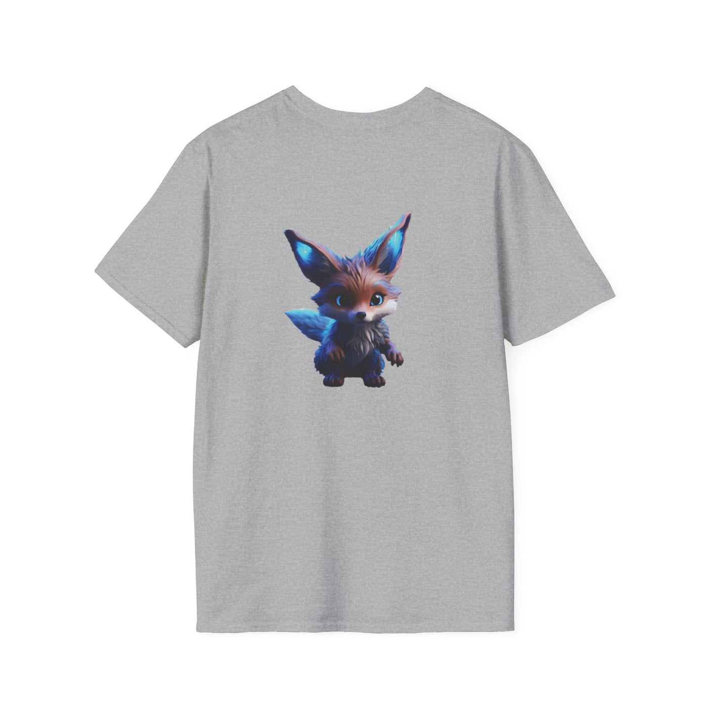 Whimsical Fox Unisex Softstyle T-Shirt - Cute Animal Graphic Tee