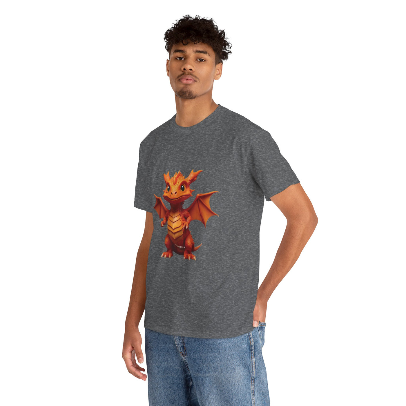 Cute Dragon Graphic T-Shirt for Fantasy Lovers