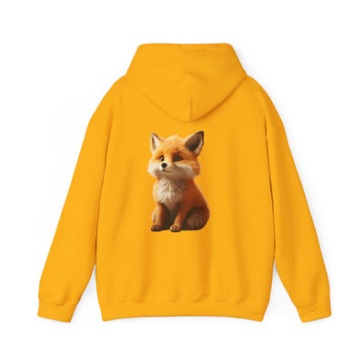Adorable Fox Design Unisex Hoodie – Cozy Animal Lover Sweatshirt