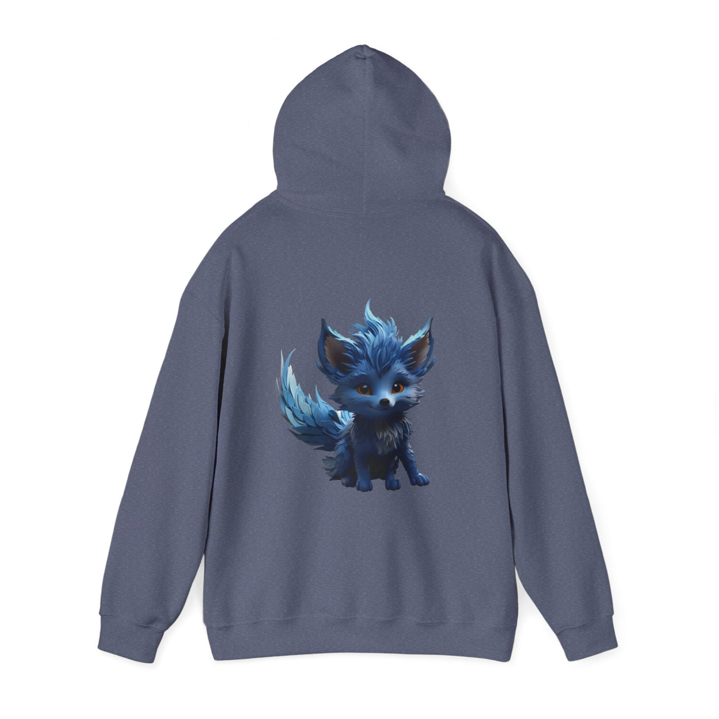 Cute Blue Fox Hoodie for Animal Lovers