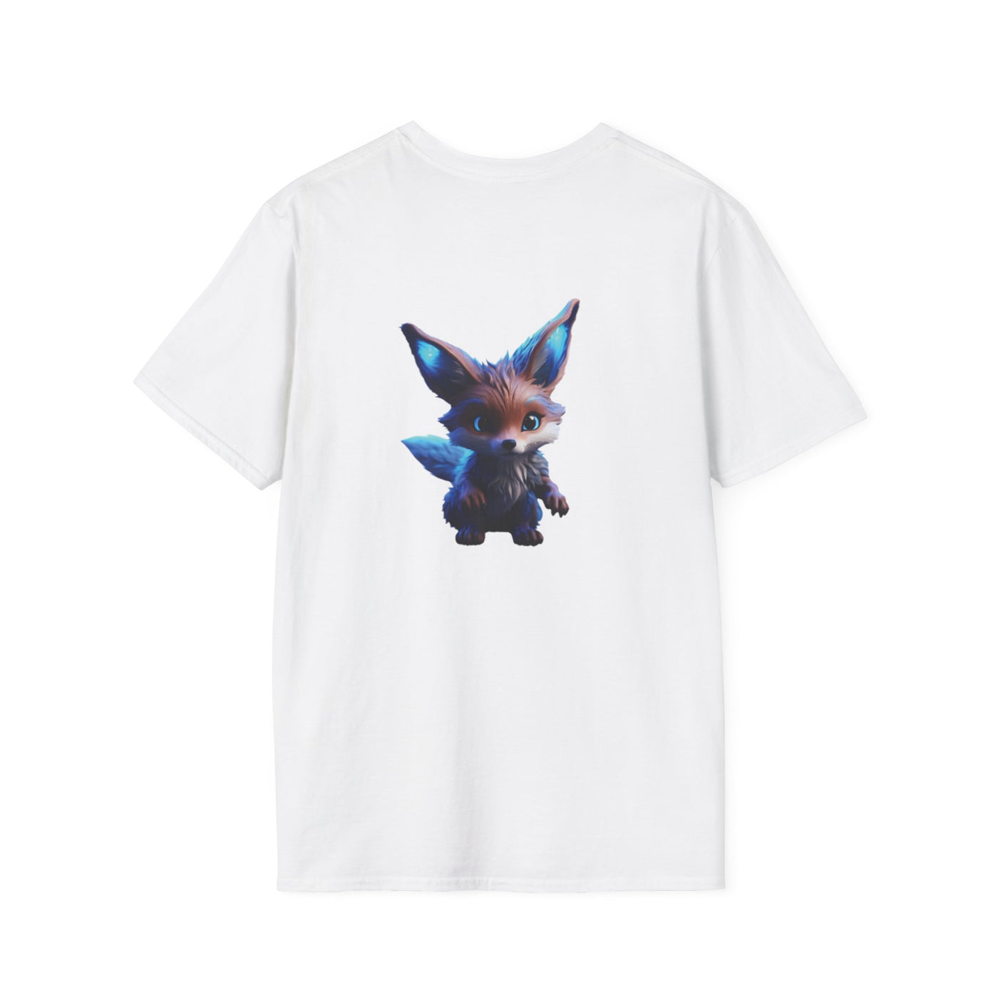 Whimsical Fox Unisex Softstyle T-Shirt - Cute Animal Graphic Tee