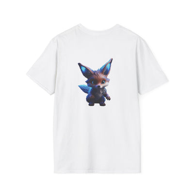 Whimsical Fox Unisex Softstyle T-Shirt - Cute Animal Graphic Tee