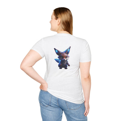 Whimsical Fox Unisex Softstyle T-Shirt - Cute Animal Graphic Tee
