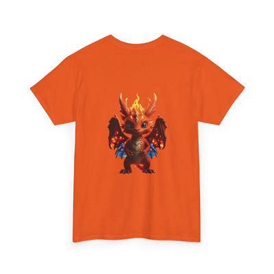 Fantasy Dragon Unisex Heavy Cotton Tee - Bold & Playful Graphic T-Shirt
