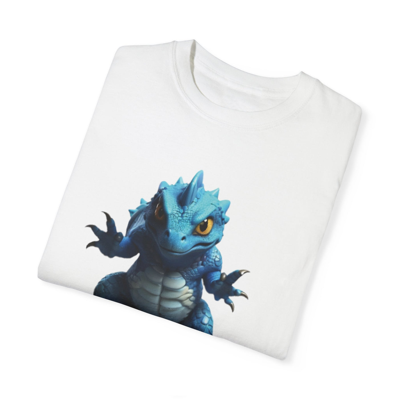 Cute Blue Dragon Unisex Garment-Dyed T-Shirt