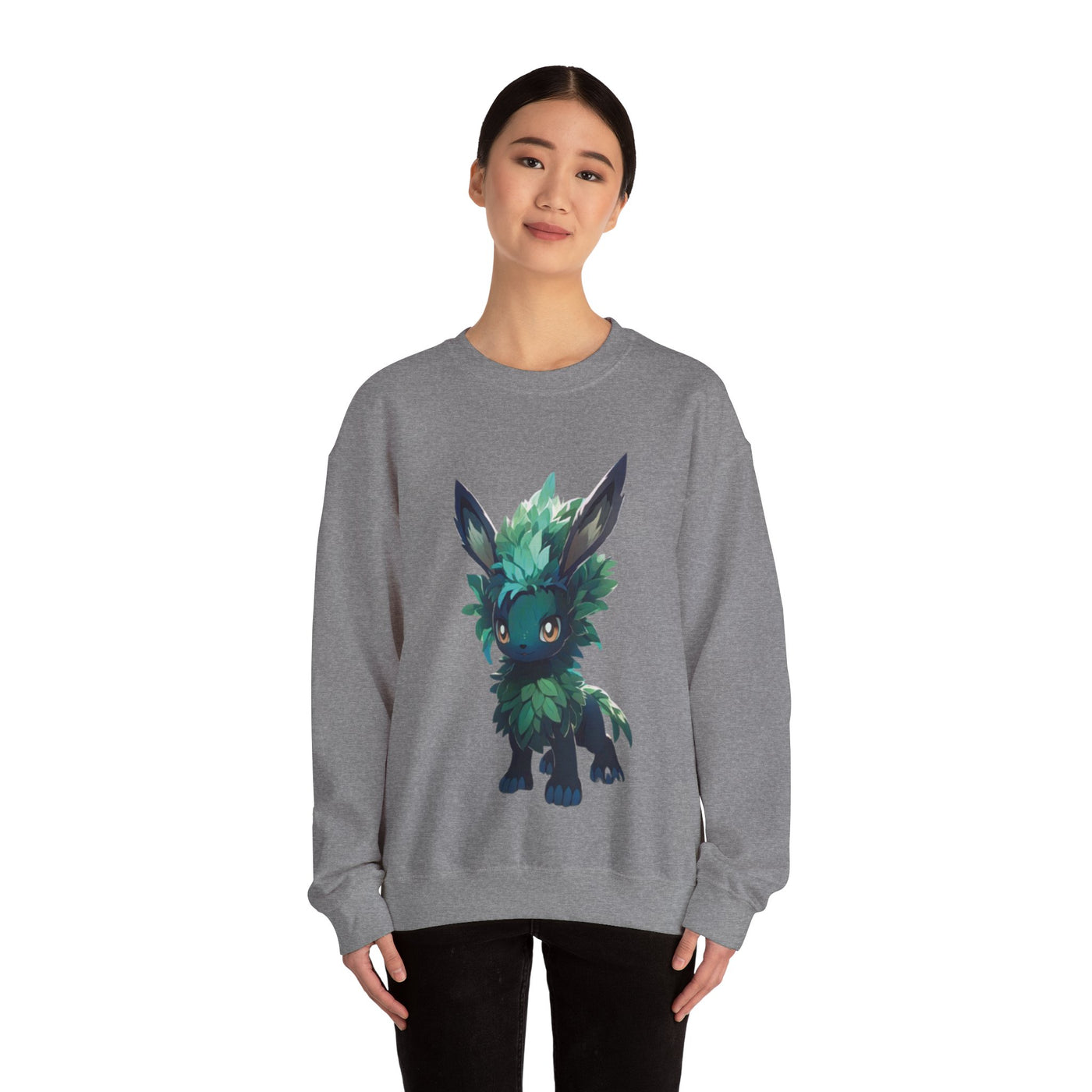 Cute Leafy Creature Sweatshirt - Unisex Heavy Blend™ Crewneck