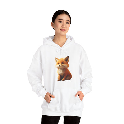 Adorable Fox Design Unisex Hoodie – Cozy Animal Lover Sweatshirt