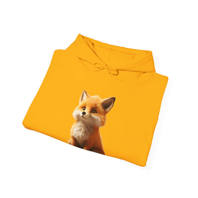 Adorable Fox Design Unisex Hoodie – Cozy Animal Lover Sweatshirt