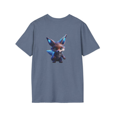 Whimsical Fox Unisex Softstyle T-Shirt - Cute Animal Graphic Tee