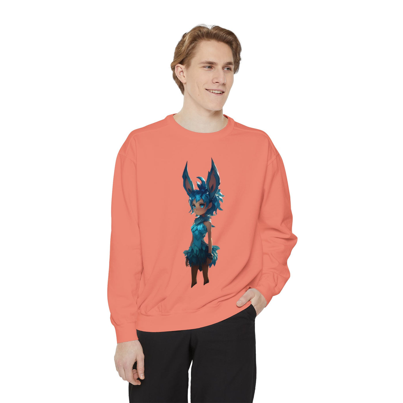 Cute Fantasy Character Unisex Sweatshirt - Cozy & Stylish