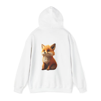 Adorable Fox Design Unisex Hoodie – Cozy Animal Lover Sweatshirt
