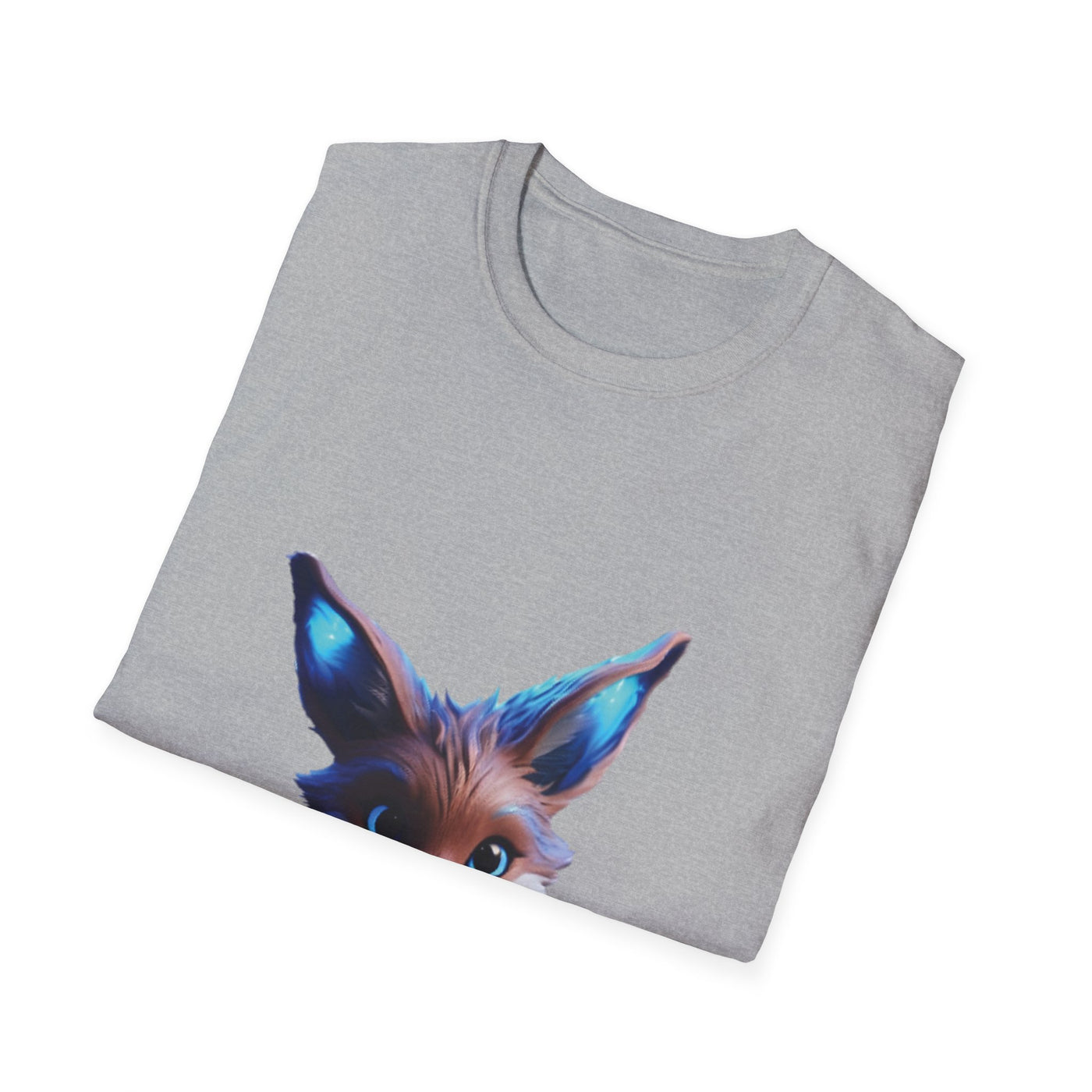 Whimsical Fox Unisex Softstyle T-Shirt - Cute Animal Graphic Tee