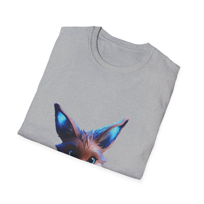 Whimsical Fox Unisex Softstyle T-Shirt - Cute Animal Graphic Tee