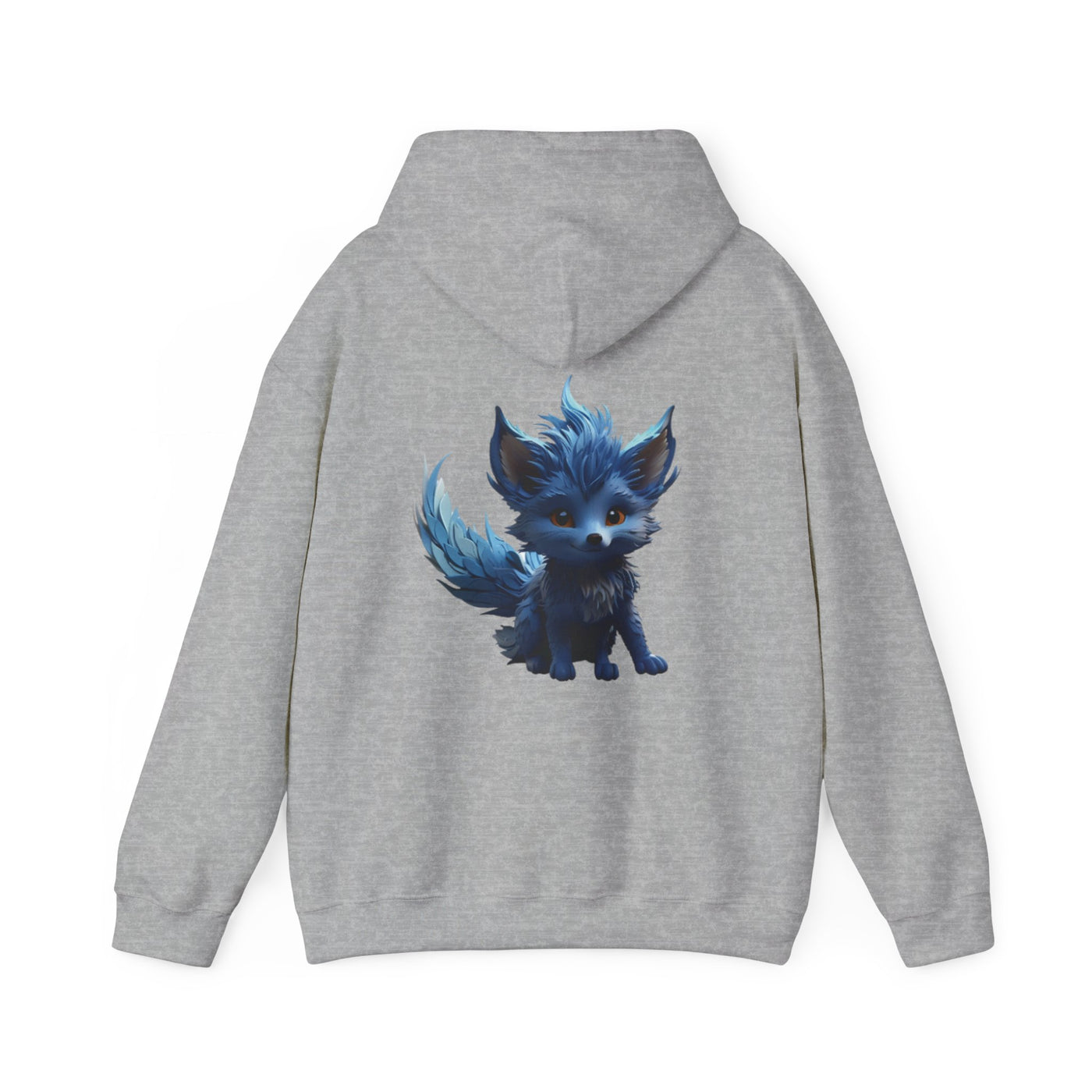 Cute Blue Fox Hoodie for Animal Lovers