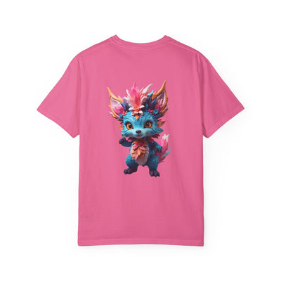 Whimsical Fantasy Creature T-Shirt - Unisex Garment-Dyed Tee