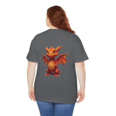 Cute Dragon Graphic T-Shirt for Fantasy Lovers