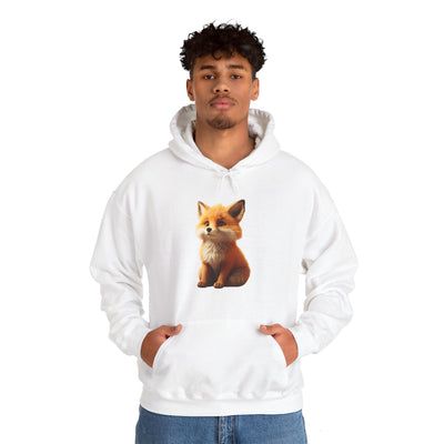 Adorable Fox Design Unisex Hoodie – Cozy Animal Lover Sweatshirt