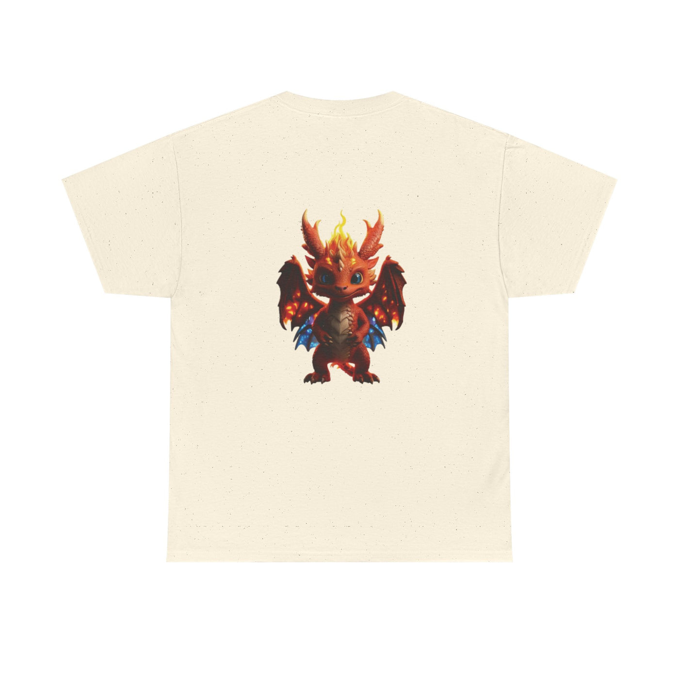 Fantasy Dragon Unisex Heavy Cotton Tee - Bold & Playful Graphic T-Shirt