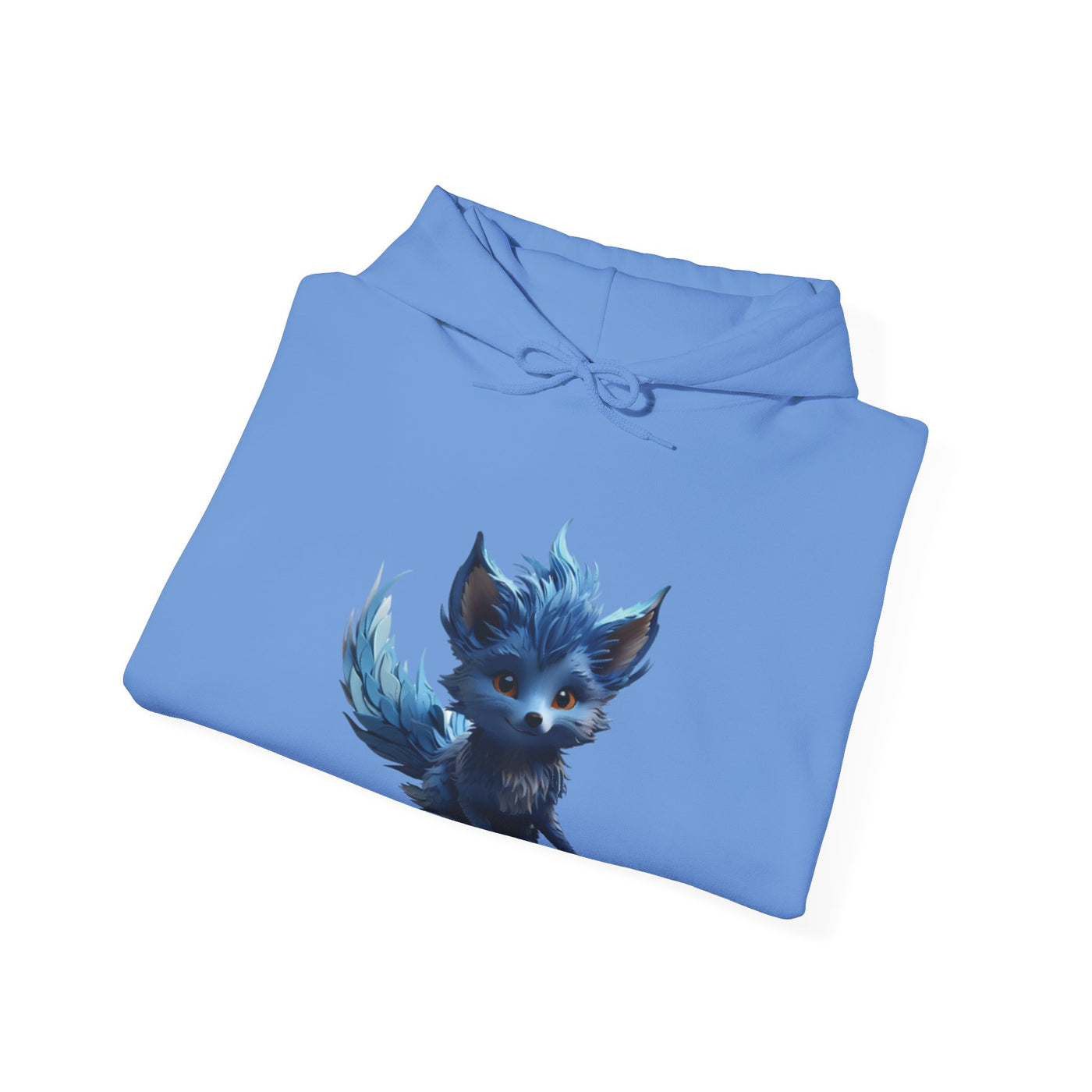 Cute Blue Fox Hoodie for Animal Lovers