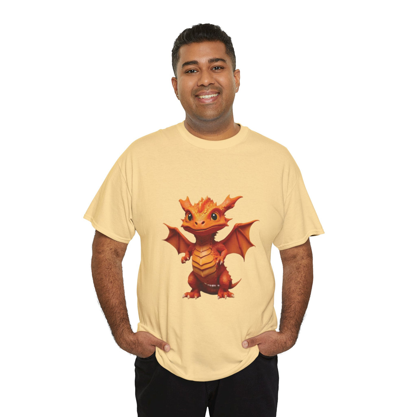 Cute Dragon Graphic T-Shirt for Fantasy Lovers