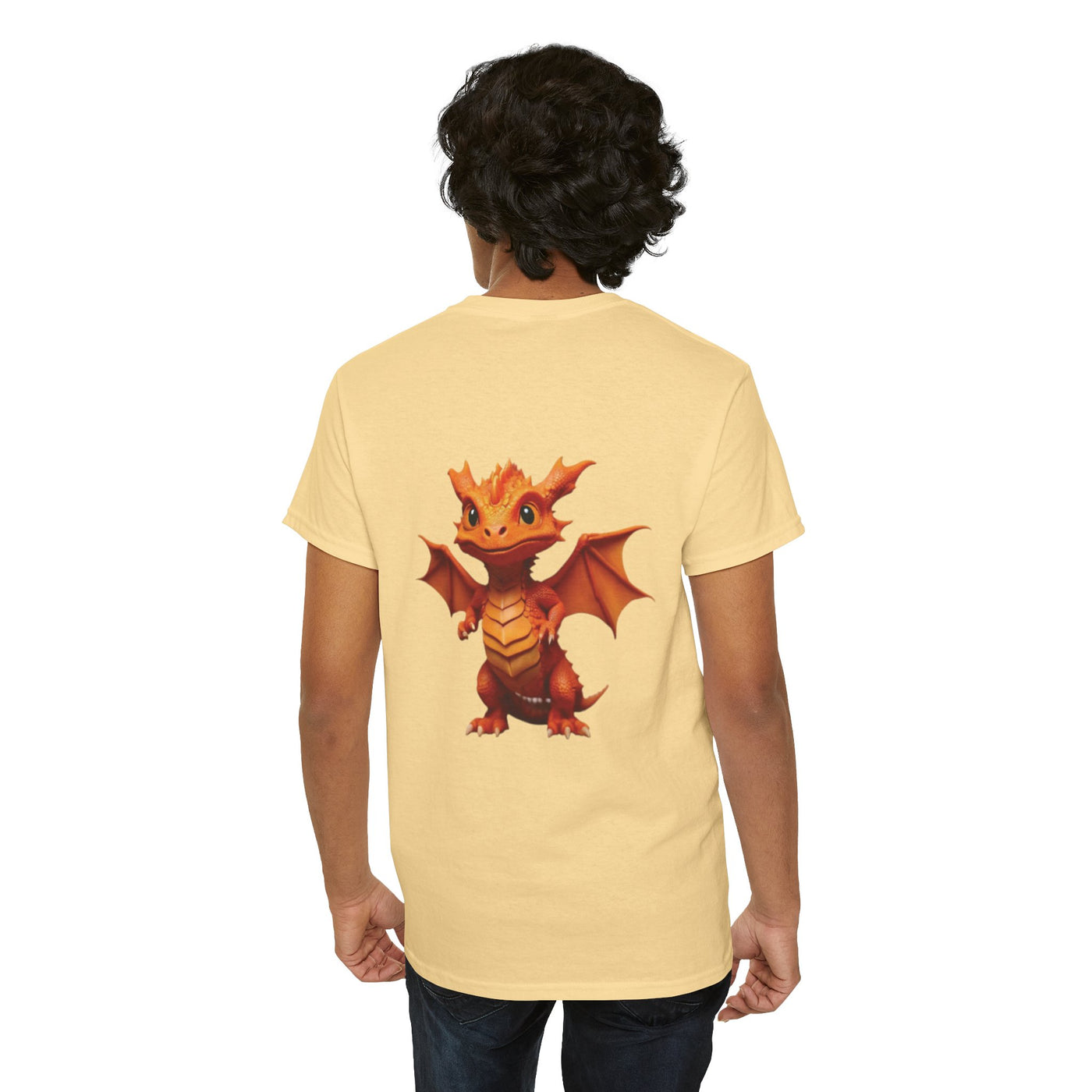 Cute Dragon Graphic T-Shirt for Fantasy Lovers