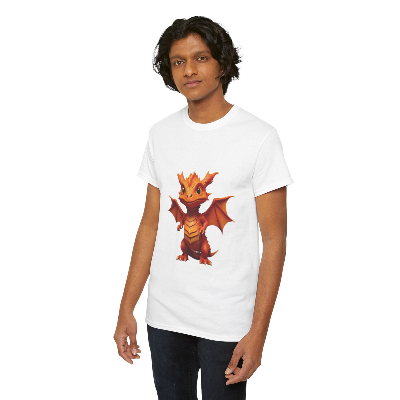 Cute Dragon Graphic T-Shirt for Fantasy Lovers