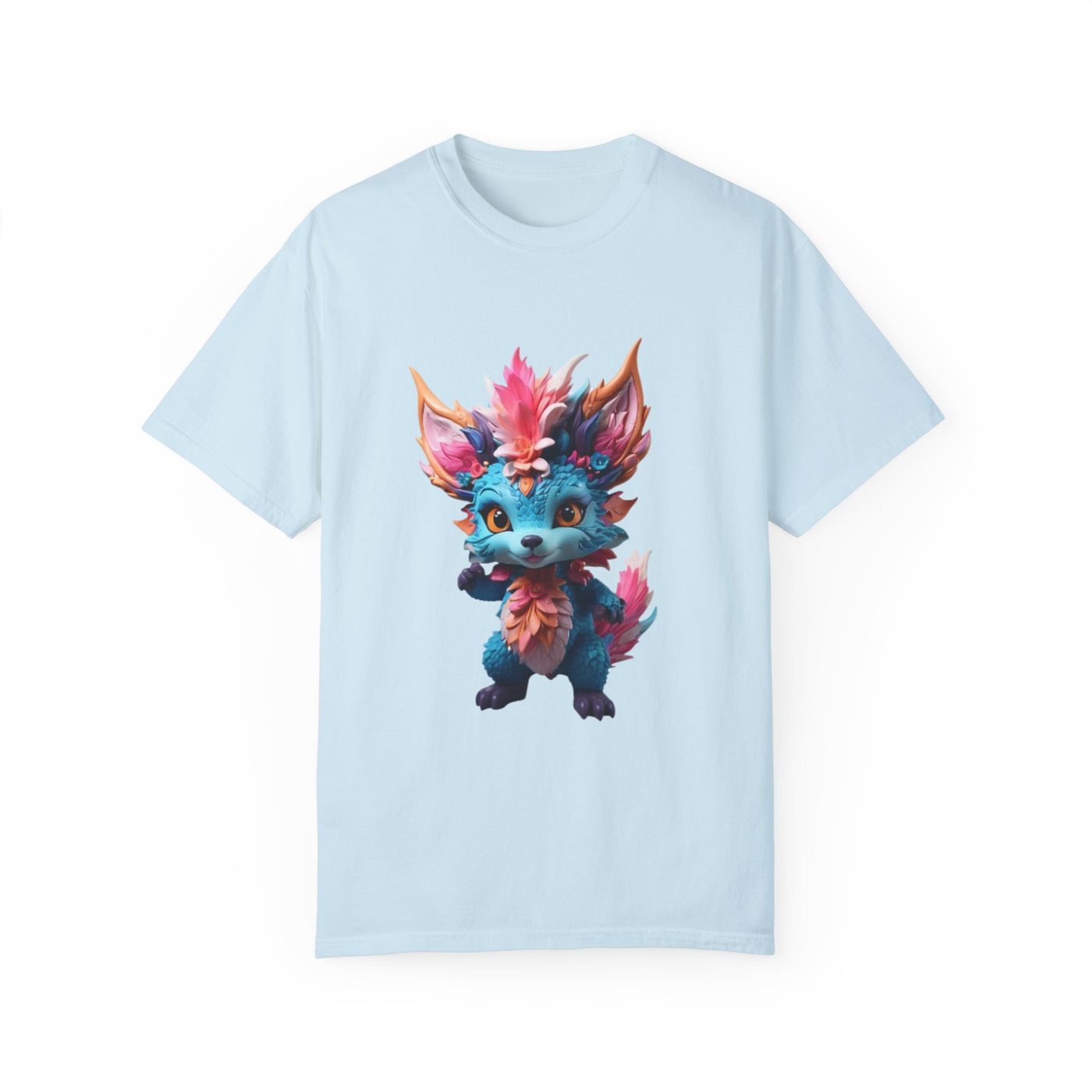 Whimsical Fantasy Creature T-Shirt - Unisex Garment-Dyed Tee