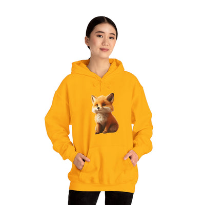 Adorable Fox Design Unisex Hoodie – Cozy Animal Lover Sweatshirt