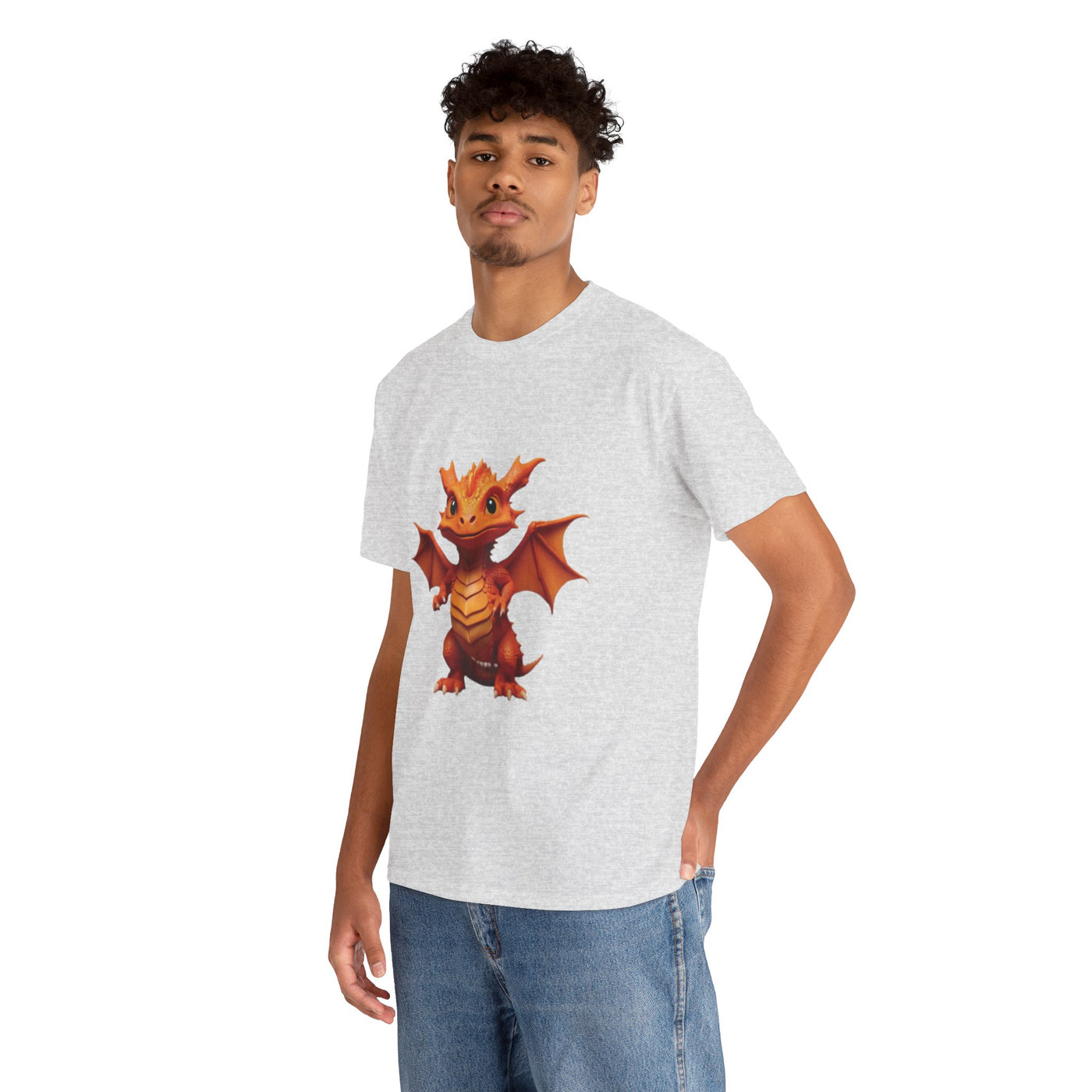 Cute Dragon Graphic T-Shirt for Fantasy Lovers