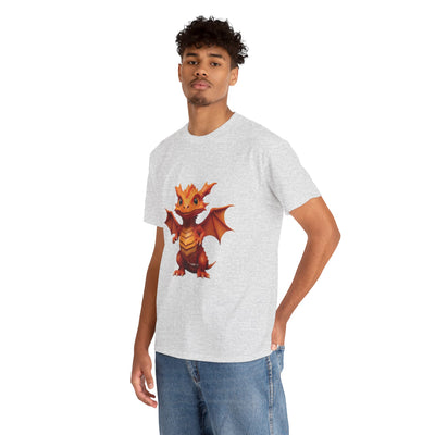 Cute Dragon Graphic T-Shirt for Fantasy Lovers