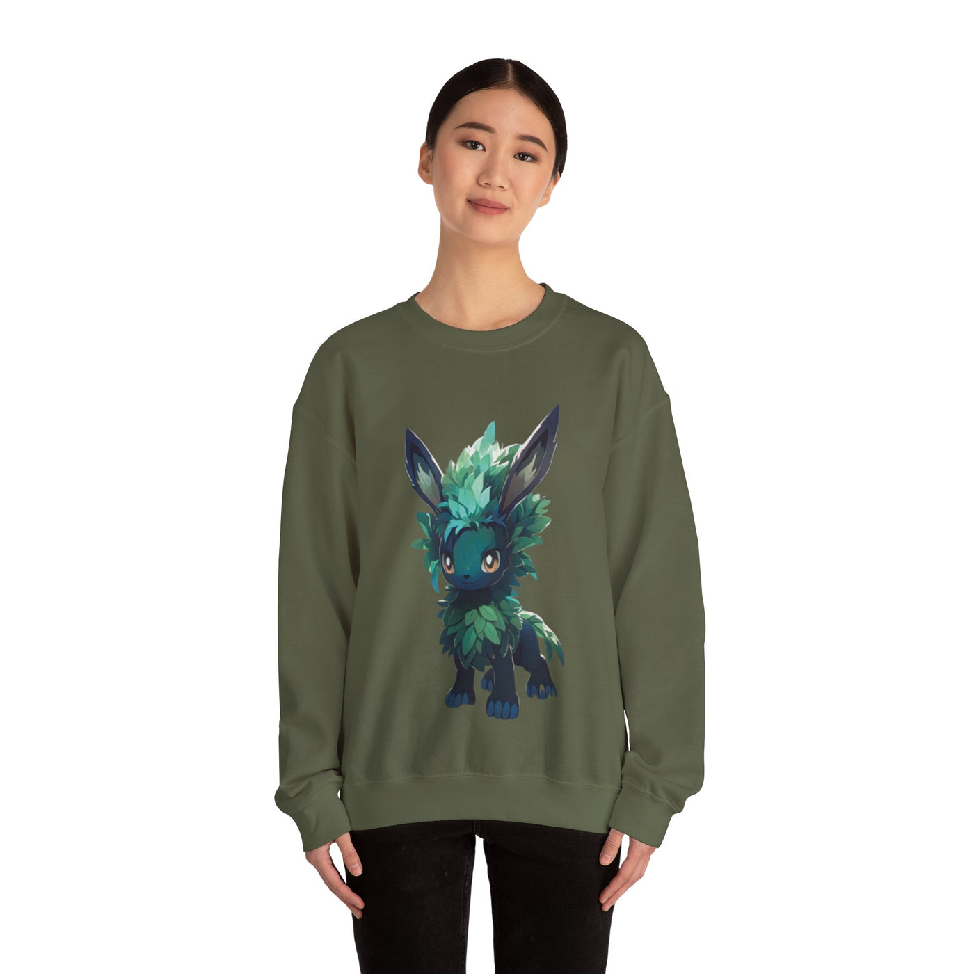 Cute Leafy Creature Sweatshirt - Unisex Heavy Blend™ Crewneck