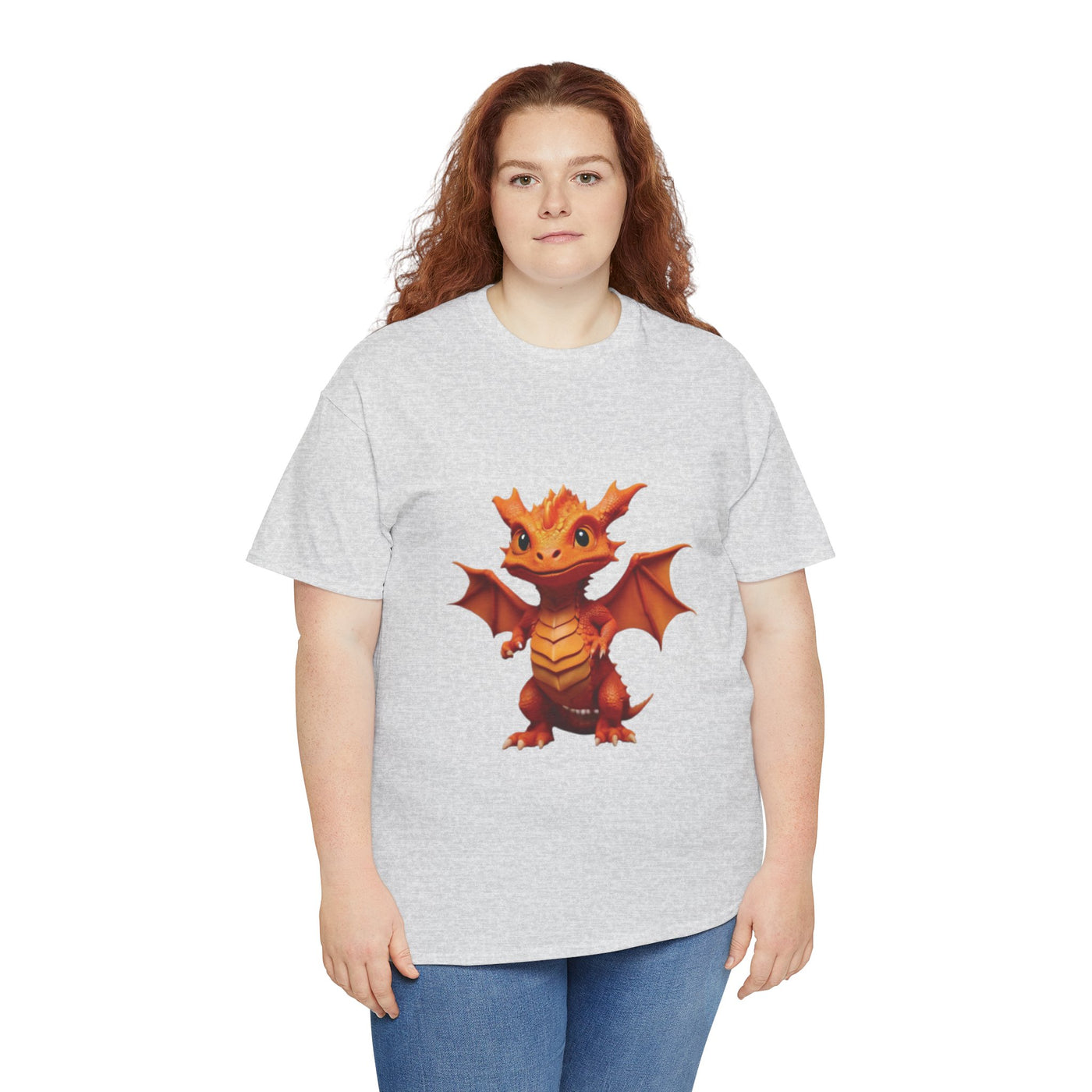Cute Dragon Graphic T-Shirt for Fantasy Lovers