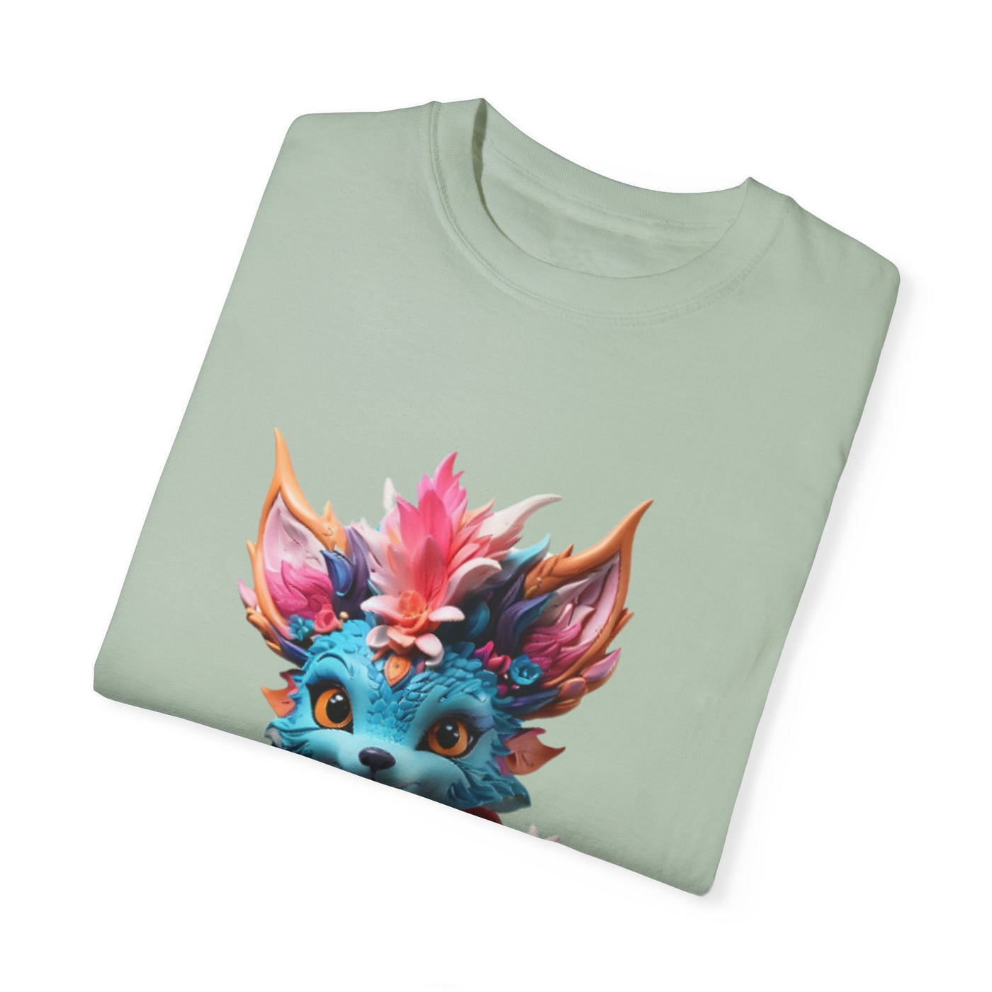 Whimsical Fantasy Creature T-Shirt - Unisex Garment-Dyed Tee