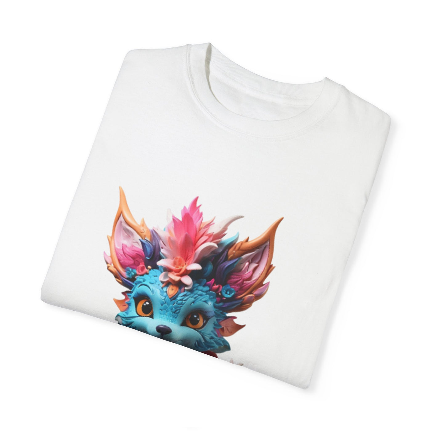Whimsical Fantasy Creature T-Shirt - Unisex Garment-Dyed Tee