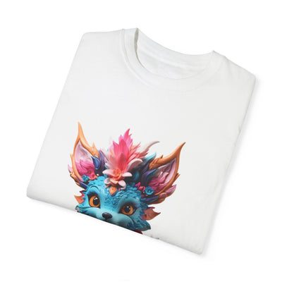 Whimsical Fantasy Creature T-Shirt - Unisex Garment-Dyed Tee