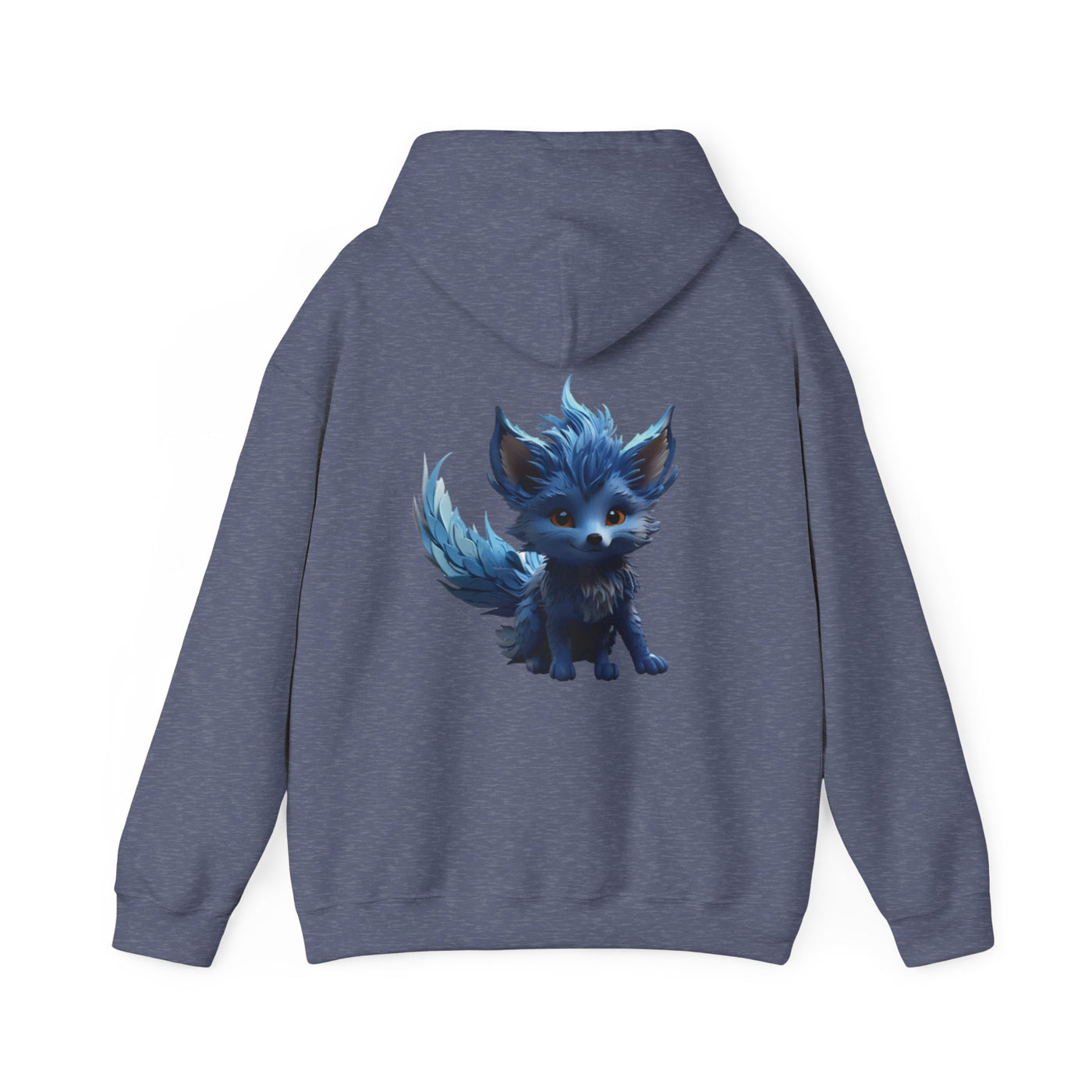 Cute Blue Fox Hoodie for Animal Lovers