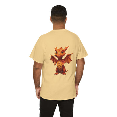 Cute Dragon Graphic T-Shirt for Fantasy Lovers