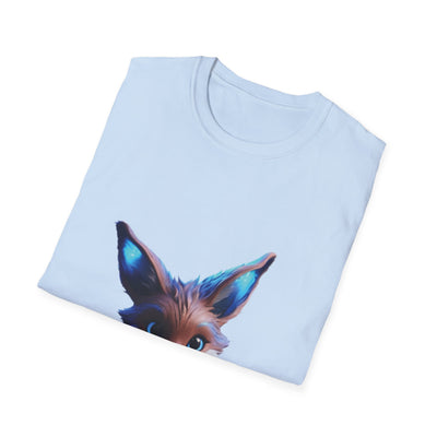 Whimsical Fox Unisex Softstyle T-Shirt - Cute Animal Graphic Tee