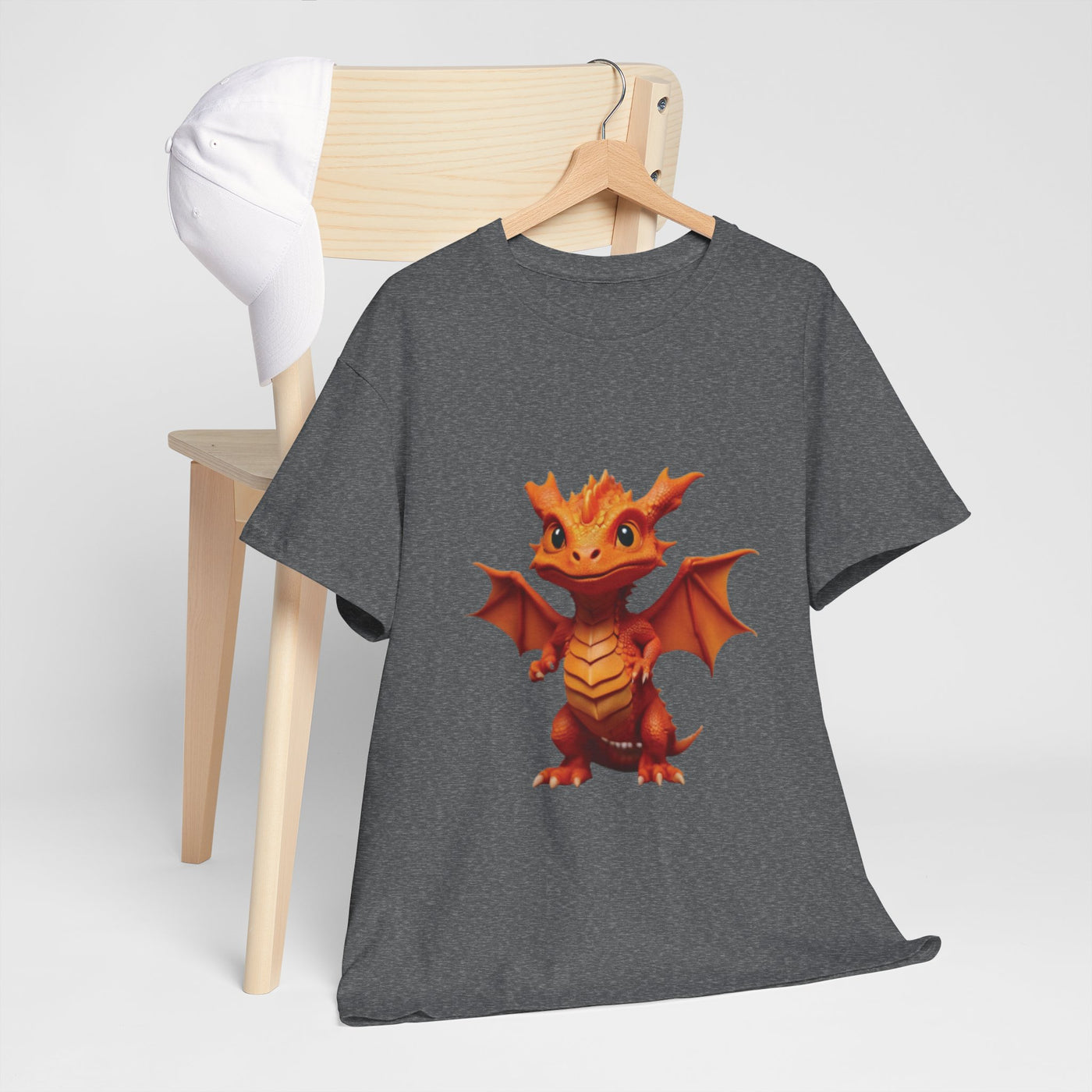 Cute Dragon Graphic T-Shirt for Fantasy Lovers