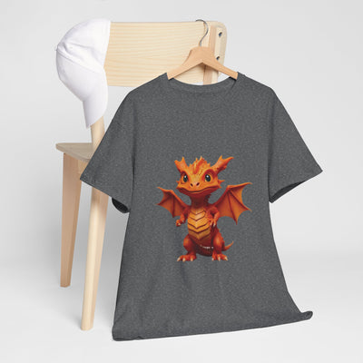 Cute Dragon Graphic T-Shirt for Fantasy Lovers