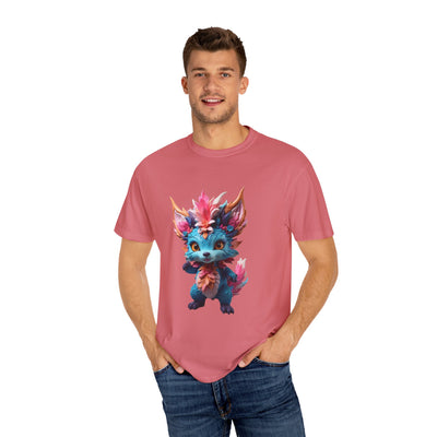 Whimsical Fantasy Creature T-Shirt - Unisex Garment-Dyed Tee