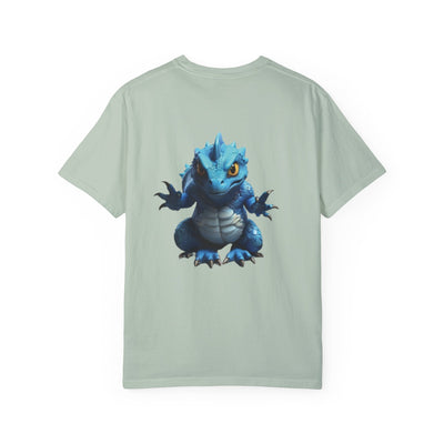 Cute Blue Dragon Unisex Garment-Dyed T-Shirt