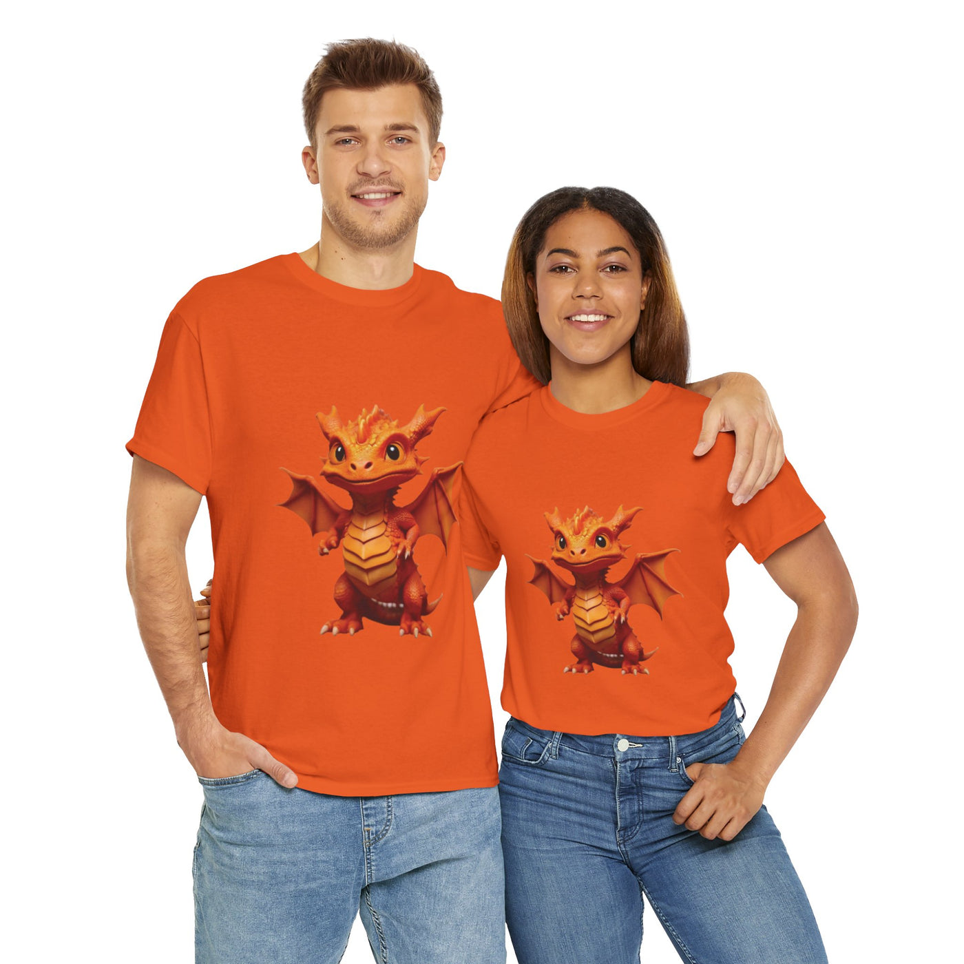 Cute Dragon Graphic T-Shirt for Fantasy Lovers