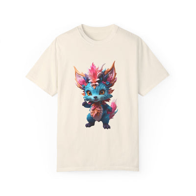 Whimsical Fantasy Creature T-Shirt - Unisex Garment-Dyed Tee