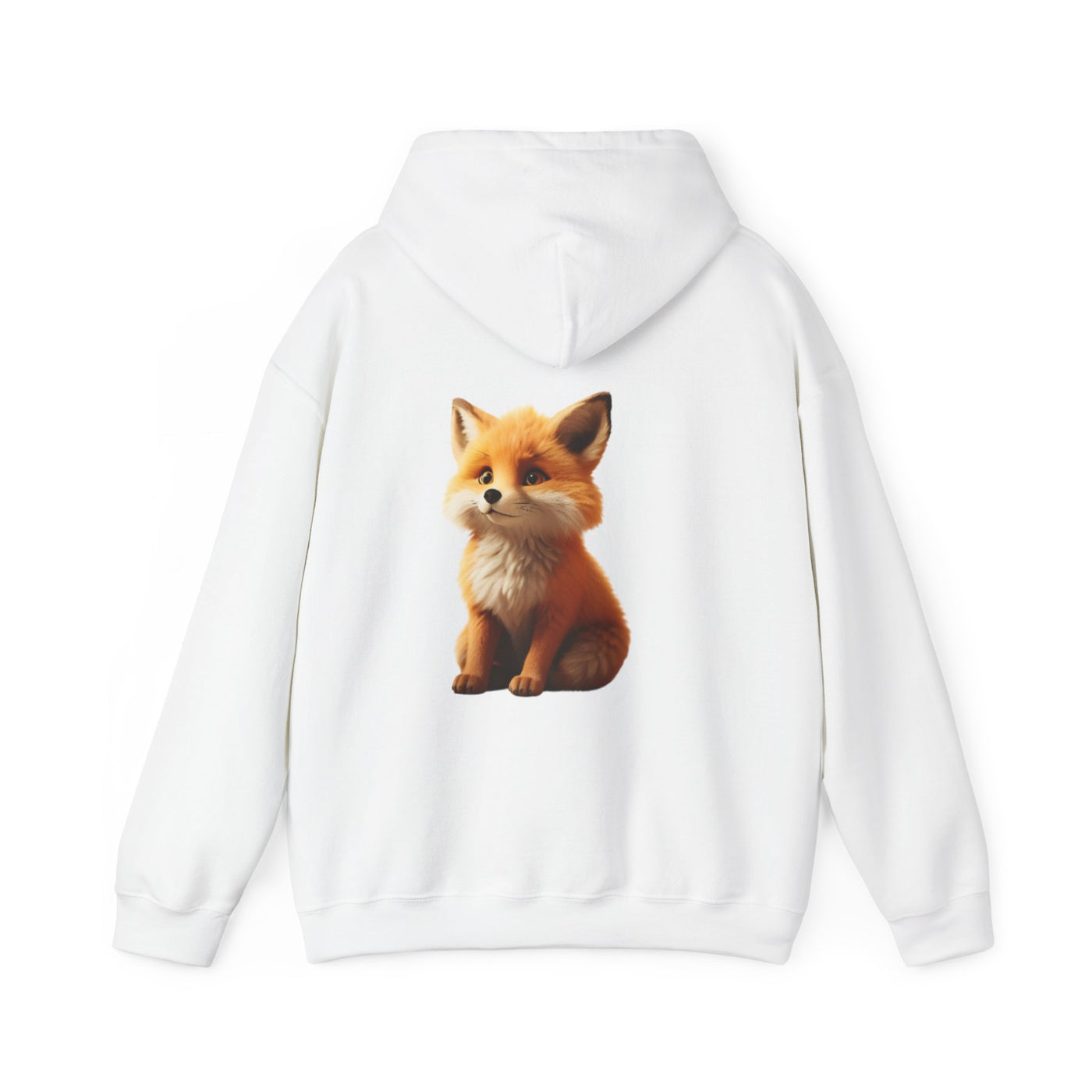 Adorable Fox Design Unisex Hoodie – Cozy Animal Lover Sweatshirt
