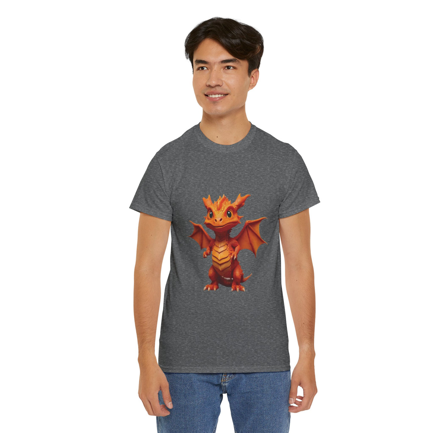 Cute Dragon Graphic T-Shirt for Fantasy Lovers