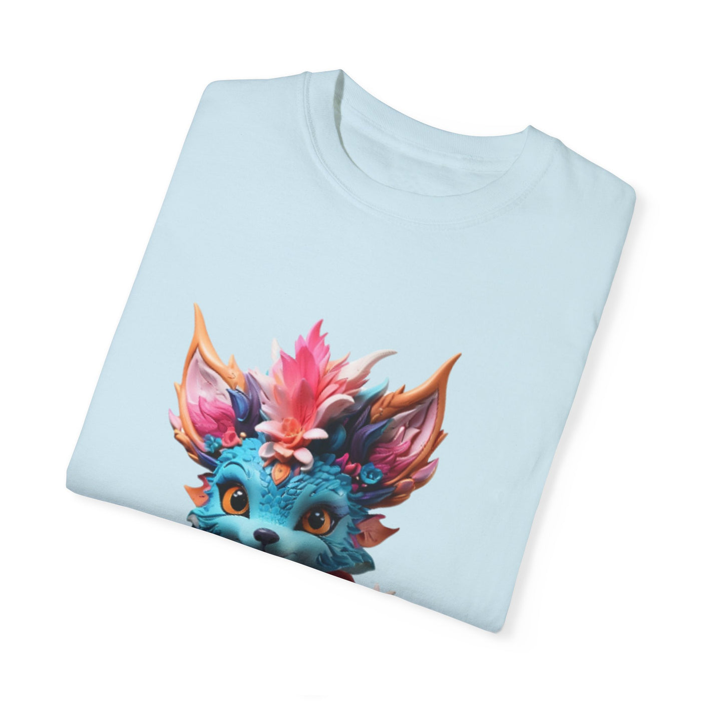 Whimsical Fantasy Creature T-Shirt - Unisex Garment-Dyed Tee